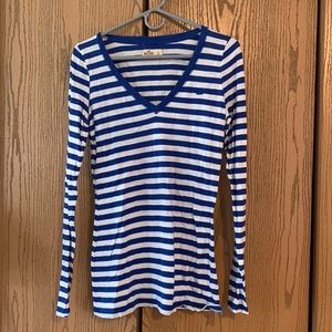Women’s large Hollister striped long sleeve.